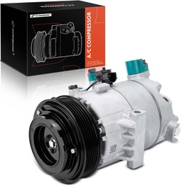 A-Premium Air Conditioner AC Compressor with Clutch Compatible with Kia Forte 2014-2018 1.8L 2.0L, Forte 2017-2018 2.0L, Forte Koup 2014-2017 2.0L, Forte5 2014-2018 2.0L & Hyundai Elantra GT 2013-2017