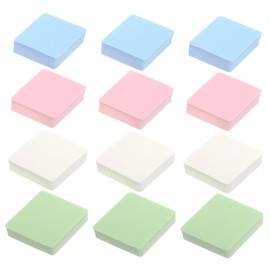 TOVINANNA 12pcs Rhombus Sponge Puff Puffs Body Care Face Paint Sponge Dispenser Foundation Sponge Blenders Compressed Facial Sponges Container Real Hydrophilic Polyurethane