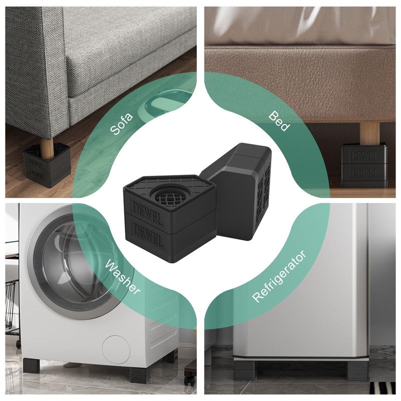 SEISSO Anti Vibration Pads for Washing Machine. 4 Pack Washer