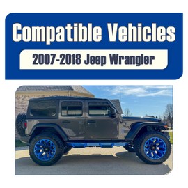 CarPartsDepot Front Shark Grille Compatible With Jeep Wrangler 2007-2018 JK JKU Rubicon Sahara Sport Unlimited Matte Black Angry Bird Grill