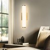 Kalium 16in Modern Wall Sconces, Dimmable Bathroom Vanity Lights, 3000K