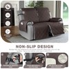 TAOCOCO 100% Waterproof Oversized Loveseat Recliner Cover, Non Slip Split