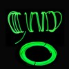 AoDowKate El Wire, electroluminiscencia de flash de neón verde de