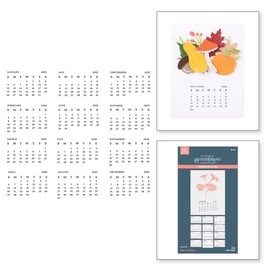 Spellbinders 2025 DIY Calendar Press Plate, Metal