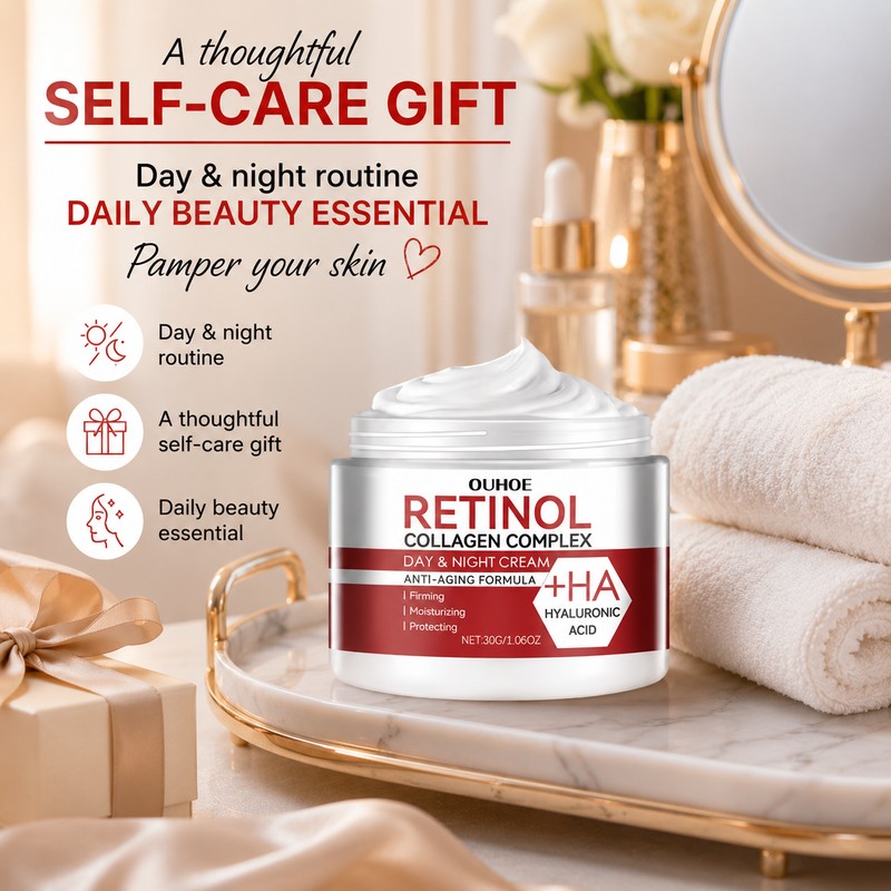 Retinol Collagen Face Cream for Daily Skincare – Hydrating Day