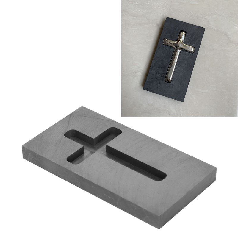 Cross Graphite Ingot Mold High Purity Prevent Corrosion Metal Casting