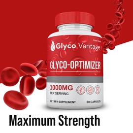 Gold Nutra (2 Pack) Glyco Vantage Glyco Optimizer Capsules Blood Support Maximum Strength All Natural Supplement for Men and Women