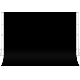 xisho Black Screen Backdrop 6.6×5ft Portrait Background 100% Polyester Collapsible Washable Back Drop Curtain for Photography Studio Streaming Gaming Video Recording Wall Decorations Photo Props