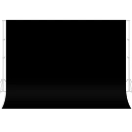 xisho Black Screen Backdrop 6.6×5ft Portrait Background 100% Polyester Collapsible Washable Back Drop Curtain for Photography Studio Streaming Gaming Video Recording Wall Decorations Photo Props