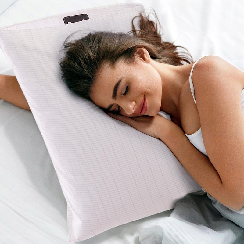 ConBlom Earthing Grounding Pillowcase with 5m UK Plug Cord, Regular