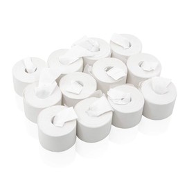 Enjoyer Mouth Coil Paper Magic Tricks Magic Props Professinal Stage Illusions Magician's Tools Party Accessories (12Pcs White-1)