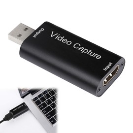 4K HDMI to USB, Hdmi Capture Card 2.0 Video Recording Card, HD-MI to USB 2.0 Usb to Hdmi Adapter, for Live Broadcasts, Conference Rooms, Videoes