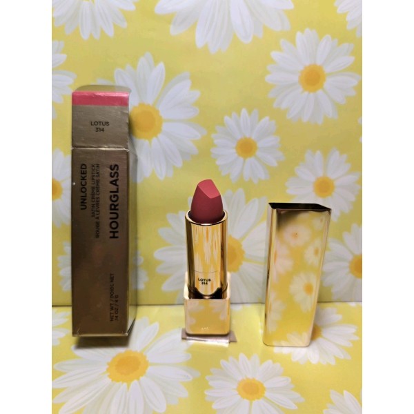 HOURGLASS UNLOCKED Soft Matte Lipstick 314 LOTUS Full Size New