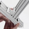 6 x Aluminium Angle Connectors, Aluminium Profile Connector, 45 Degree