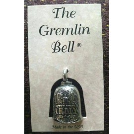 GREMLIN US Army Military Motorcycle Guardian Angel Good Luck Gremlin Bell  Made in USA