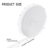 salbsever 10Yard Elastic Band for Sewing, 1/2 Inch White Width