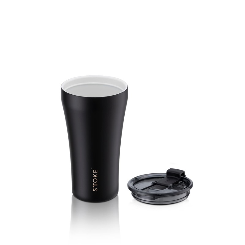 Stoke S12 Sustainable Cup Tumbler, 12 oz, L, Sealed Lid,