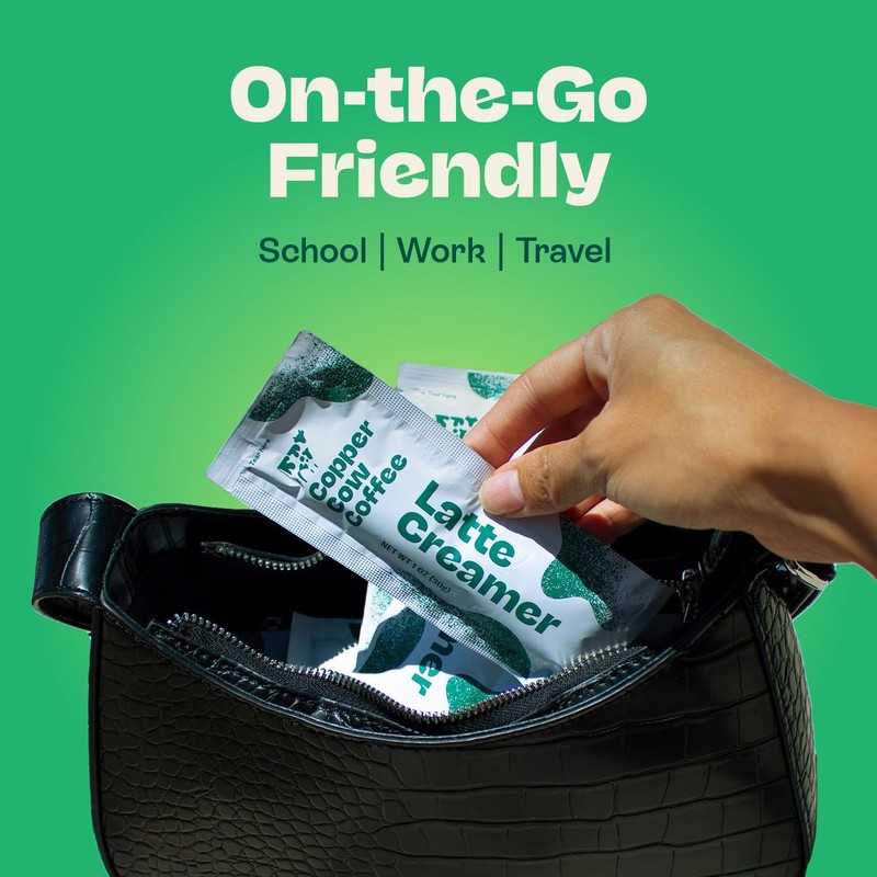 Copper Cow Coffee Sweetened Condensed Milk Coffee Creamer Singles (8