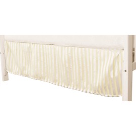 Baby Doll Candyland Crib Dust Ruffle, crudo