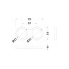 Nuie CIR91 ǀ Modern Bathroom Shower Accessories Universal Hose Retainer