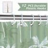 Bonhause Tropical Palm Tree Shower Curtain 72 x 72 Inch