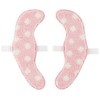 Fluffy Rich Toilet Seat Mat, Dot Pink, L-130064