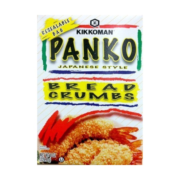 Kikkoman PANKO BREAD CRUMBS Japanese Style 8oz (4 pack) by Kikkoman