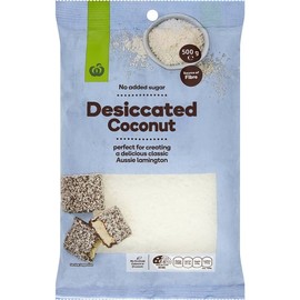 Woolworths Coconut Fine Desiccated 500g