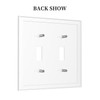 Peeping Black Cat Cute Animals Decorative Switch Plates 2 Gang