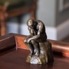 Toperkin The Thinker Statues Bronze Sculptures Home Decor Figurines TPE-185B