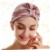 Beavorty Silk Hair Drying Cap Soft Comfortable Bath Cap Fast