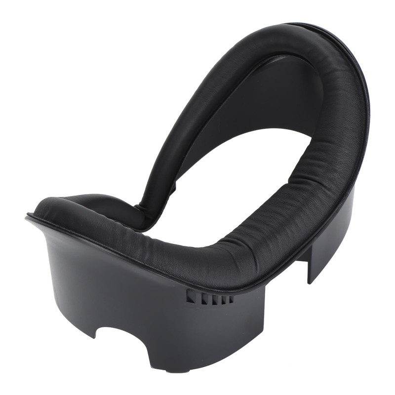 VR Face Pad Black Raised PU Leather Sweat Proof Light