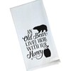 Funny Flour Sack, Tea Kitchen Towel - An Old Bear