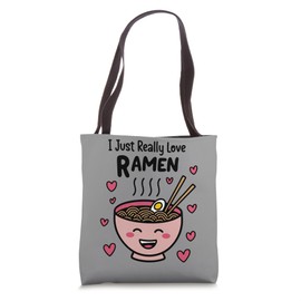Kawaii Ramen Noodles Lover Cute Bowl Funny Food Pun Tee Tote Bag