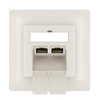 hb-digital 1x CAT 6a Network Socket LAN Socket Universal Junction
