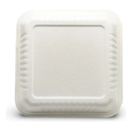 Contenedor Biodegradable 9 X 9 .de Caña 200 Pzs Especial.                                                                                             