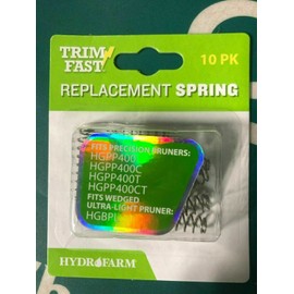 Hydrofarm Precision Pruner Spring Pack of 10 - replacement springs scissors New