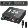 YALIYA 192KHz Digital Optical Coaxial Toslink to Analog RCA 3.5mm