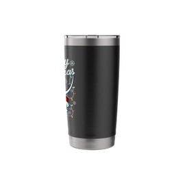 merry christmas christmas day xmas eve santa claus graphic Stainless Steel Insulated Tumbler