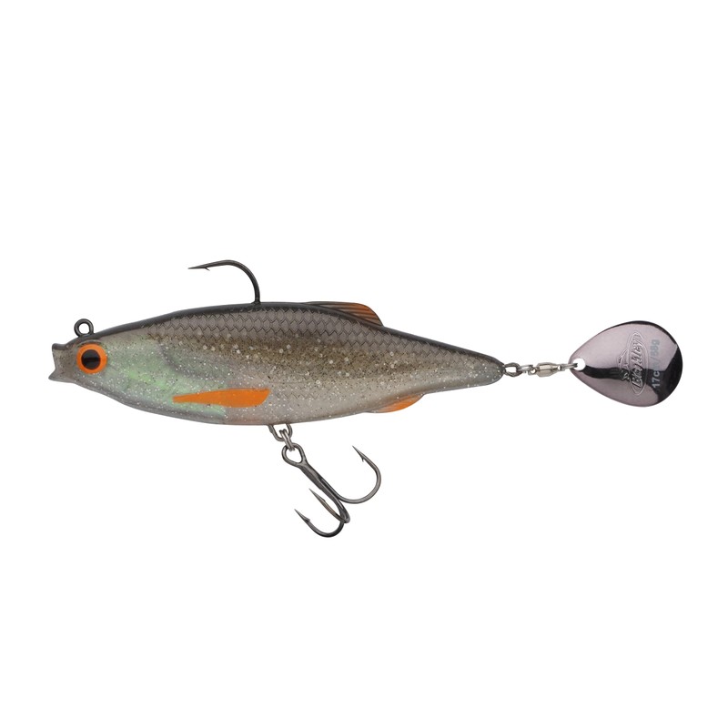 Berkley Pulse Realistic Flash; Soft Plastic Fishing Lure with Spinner