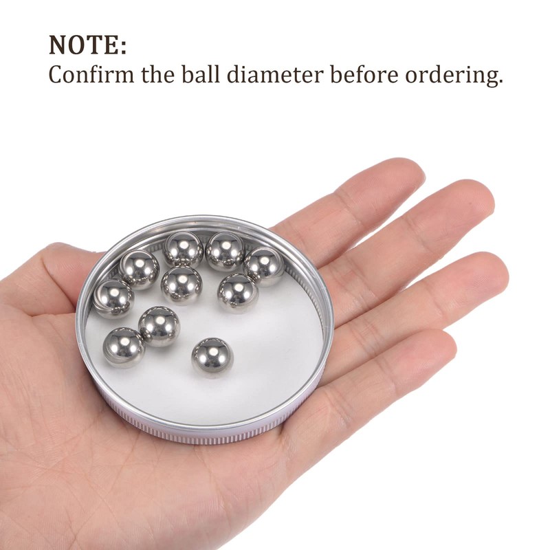 Kozelo 5pcs Precision Ball 13mm 201 Stainless Steel Bearing Solid