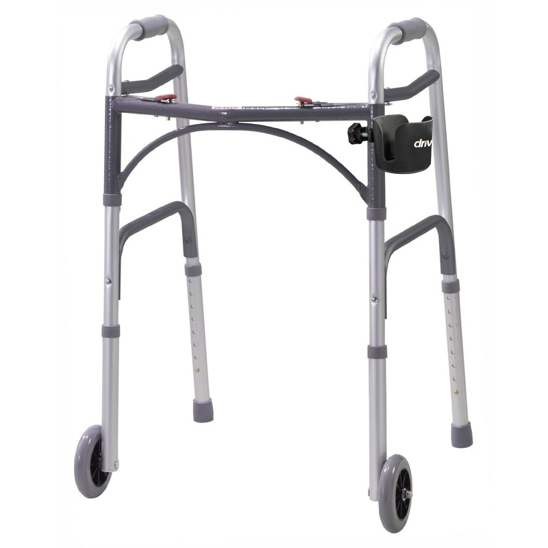 Drive Medical Universal Clamp-On Cup Holder For Walker, Rollator, &