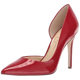 Jessica Simpson Women's Prizma D'Orsay Pump, Red Muse, 9.5