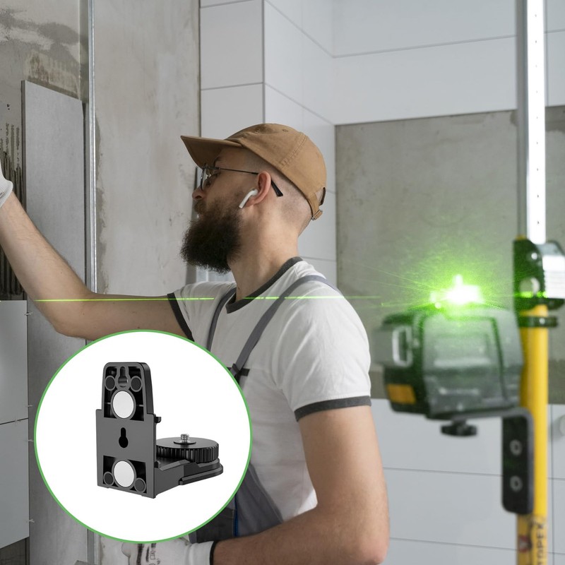 Ragyzity Level Bracket, Multifunctional Magnetic Laser Level, L-Shape Magnetic Bracket