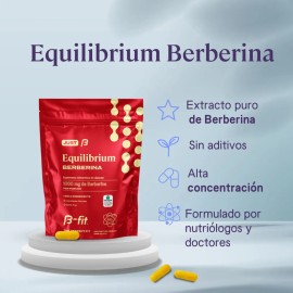 B-Fit Berberina Equilibrium Extracto 1000mg 120 Cápsulas Sabor Sin Sabor
