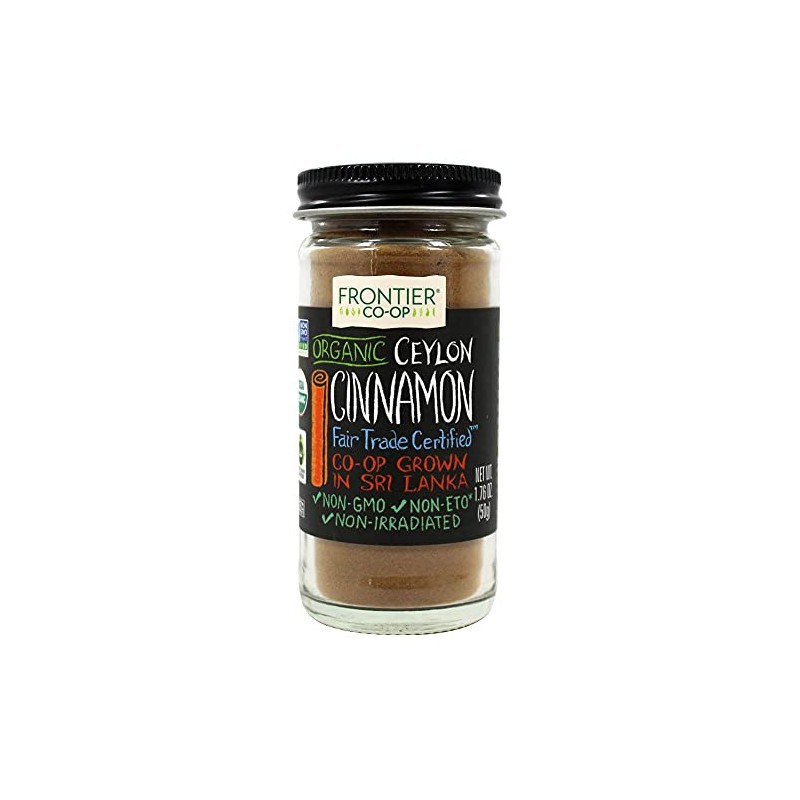 Frontier Natural Products Organic Ceylon Cinnamon, 1.76 oz (50 g)