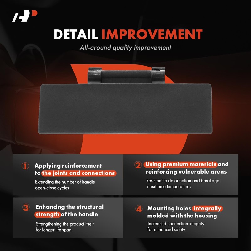 A-Premium Cabinet Drawer Latch Handle Compatible with Freightliner Models, Gray