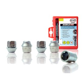 Fits Ford Fiesta Models 2008 To 2016 Heyner Germany StillBull Locking Wheel Nuts M12x1.5 Set 4 Locks Alloys Antitheft Protection Bolts T2-FHO/B