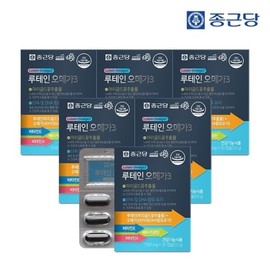 Chong Kun Dang Lutein Omega 3 (1100mgX30capsules) 6 boxes (6-month supply) / 종근당 루테인 오메가3 (1100mgX30캡슐) 6박스(총6개월분)