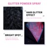 Body Glitter Spray【Long Lasting】【Skin Friendly】【Quick-Drying】 Glitter Spray for Hair/Body, 60ml